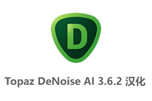 Topaz DeNoise AI 3.6.2中文汉化破解版-AI智能磨皮降噪工具